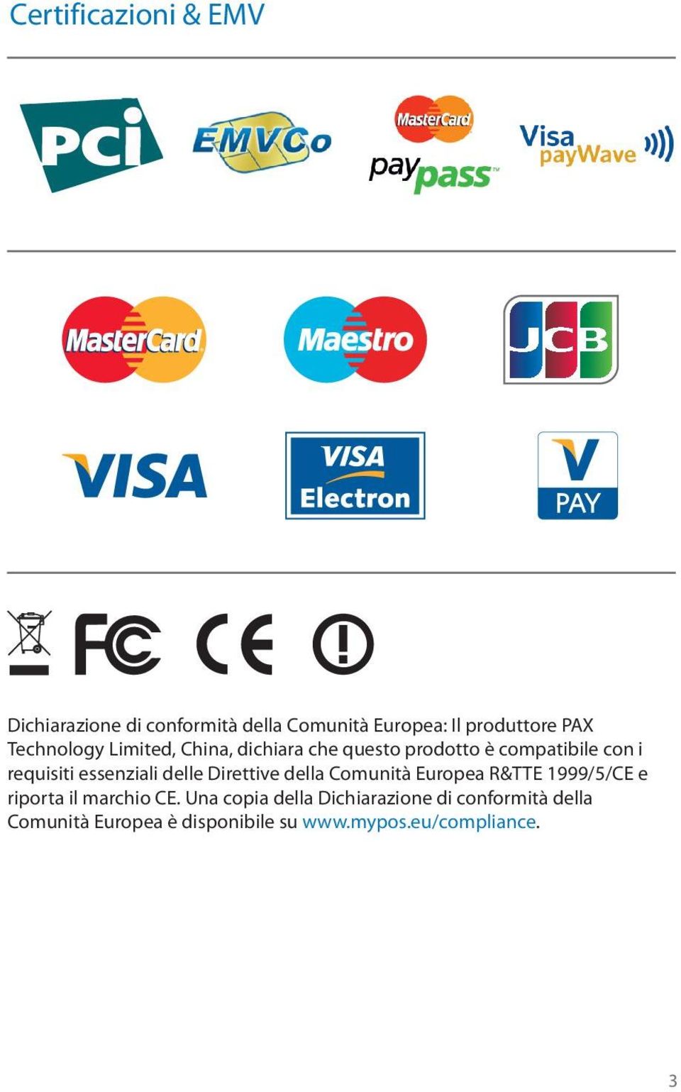 essenziali delle Direttive della Comunità Europea R&TTE 1999/5/CE e riporta il marchio CE.