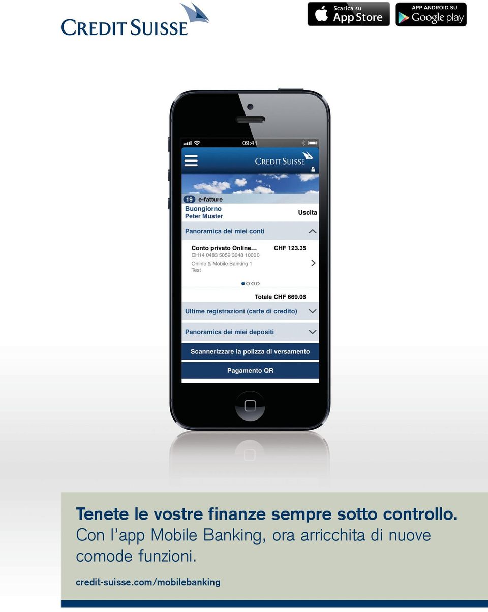 Con l app Mobile Banking, ora