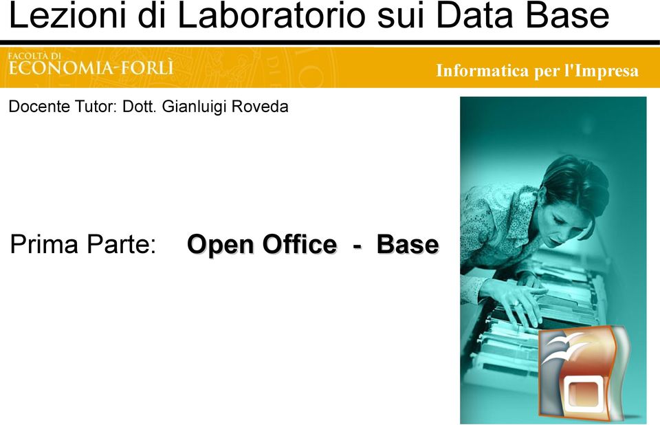 Gianluigi Roveda Informatica per