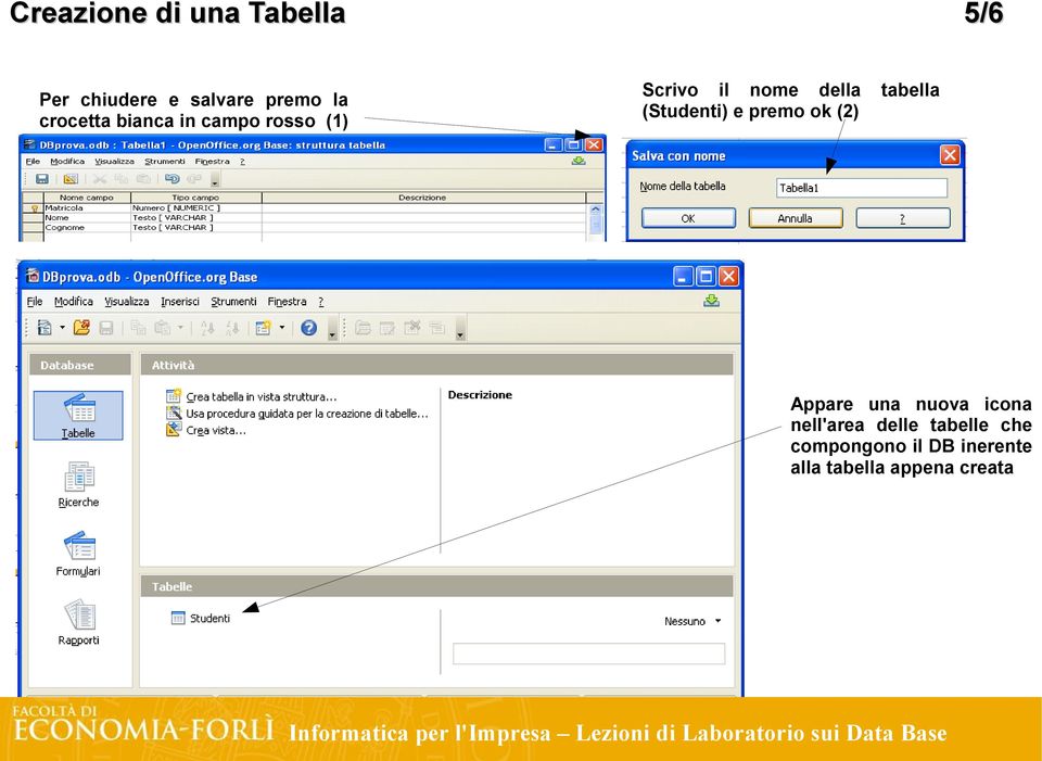 (Studenti) e premo ok (2) Appare una nuova icona nell'area