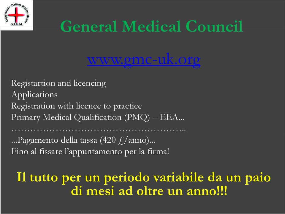 practice Primary Medical Qualification (PMQ) EEA.