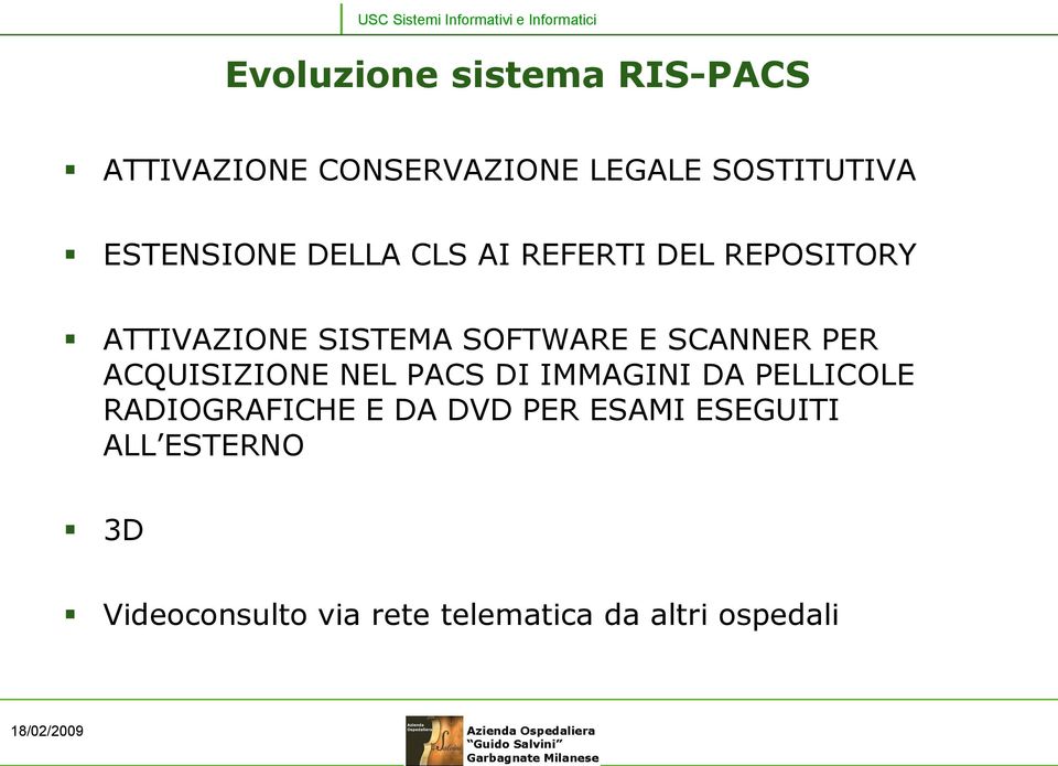 SCANNER PER ACQUISIZIONE NEL PACS DI IMMAGINI DA PELLICOLE RADIOGRAFICHE E DA