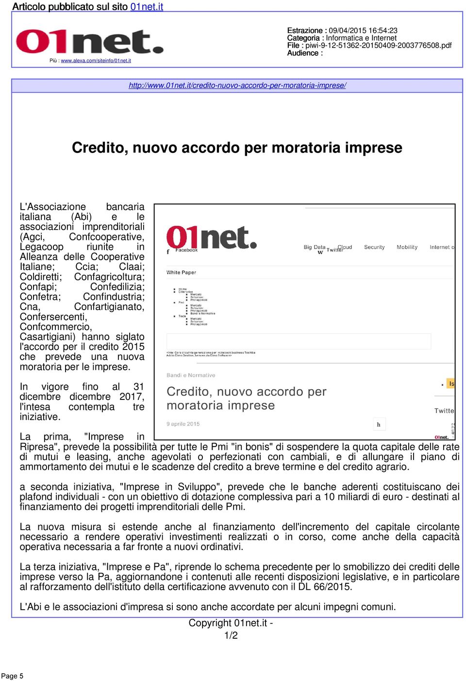 it/credito-nuovo-accordo-per-moratoria-imprese/ Credito nuovo accordo per moratoria imprese LAssociazione bancaria italiana (Abi) e le associazioni imprenditoriali (Agci Confcooperative Legacoop