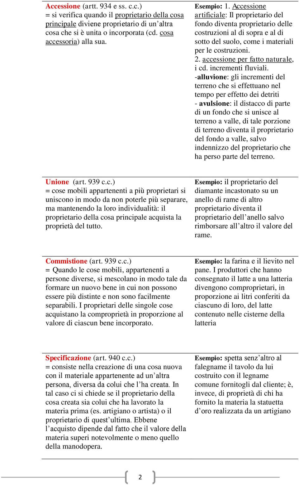 accessione per fatto naturale, i cd. incrementi fluviali.