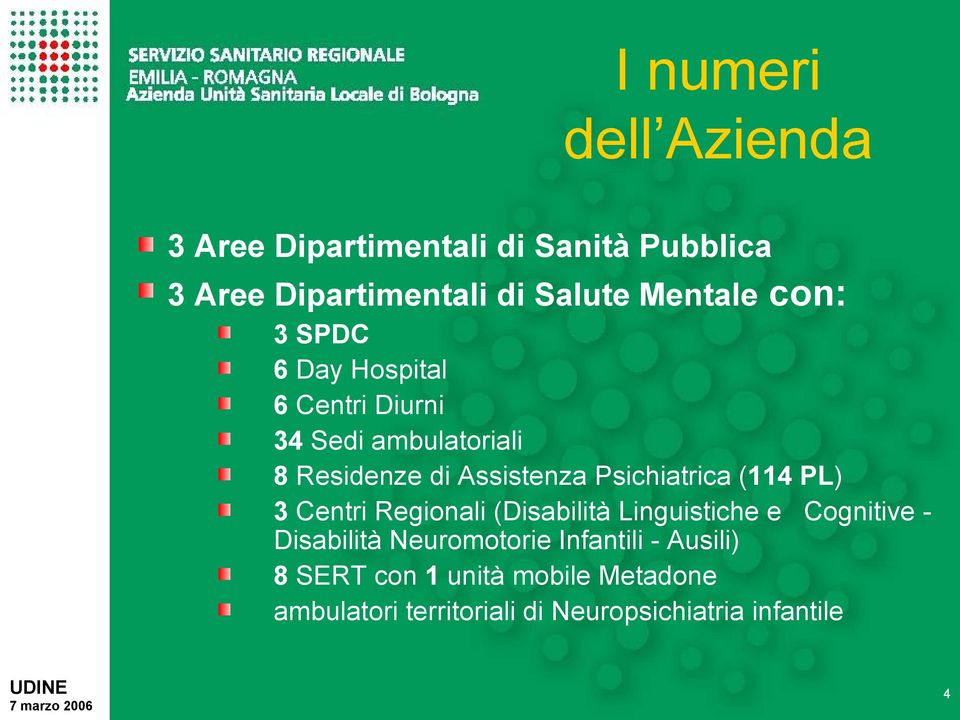 Psichiatrica (114 PL) 3 Centri Regionali (Disabilità Linguistiche e Cognitive - Disabilità