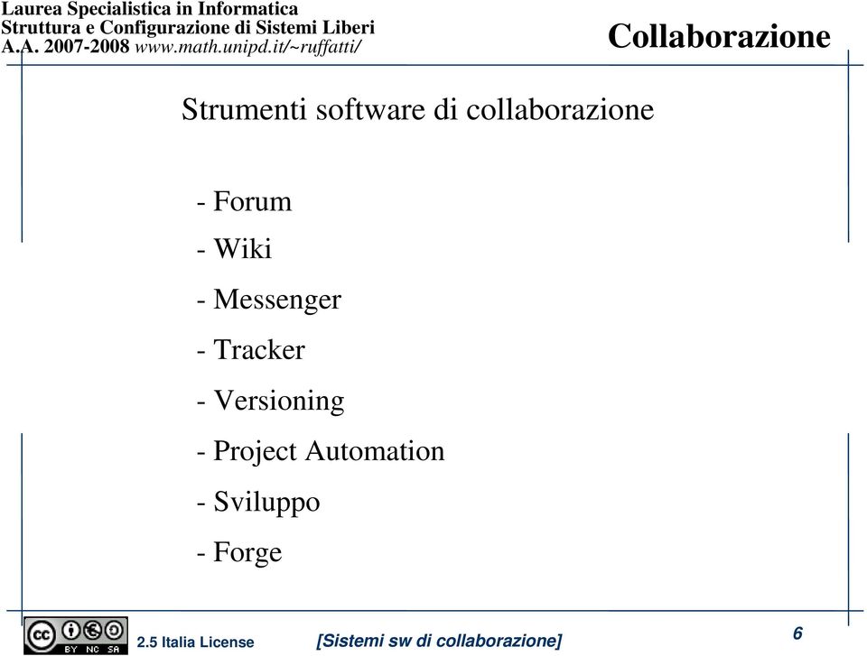 Messenger - Tracker - Versioning -