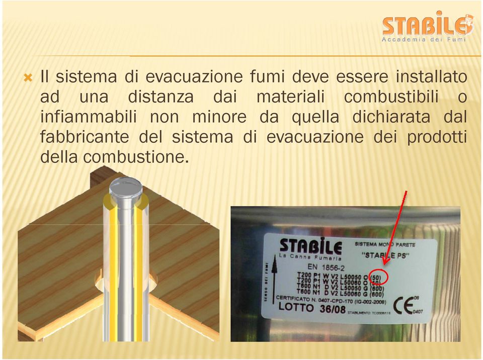 infiammabili non minore da quella dichiarata dal