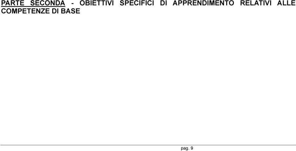 APPRENDIMENTO RELATIVI