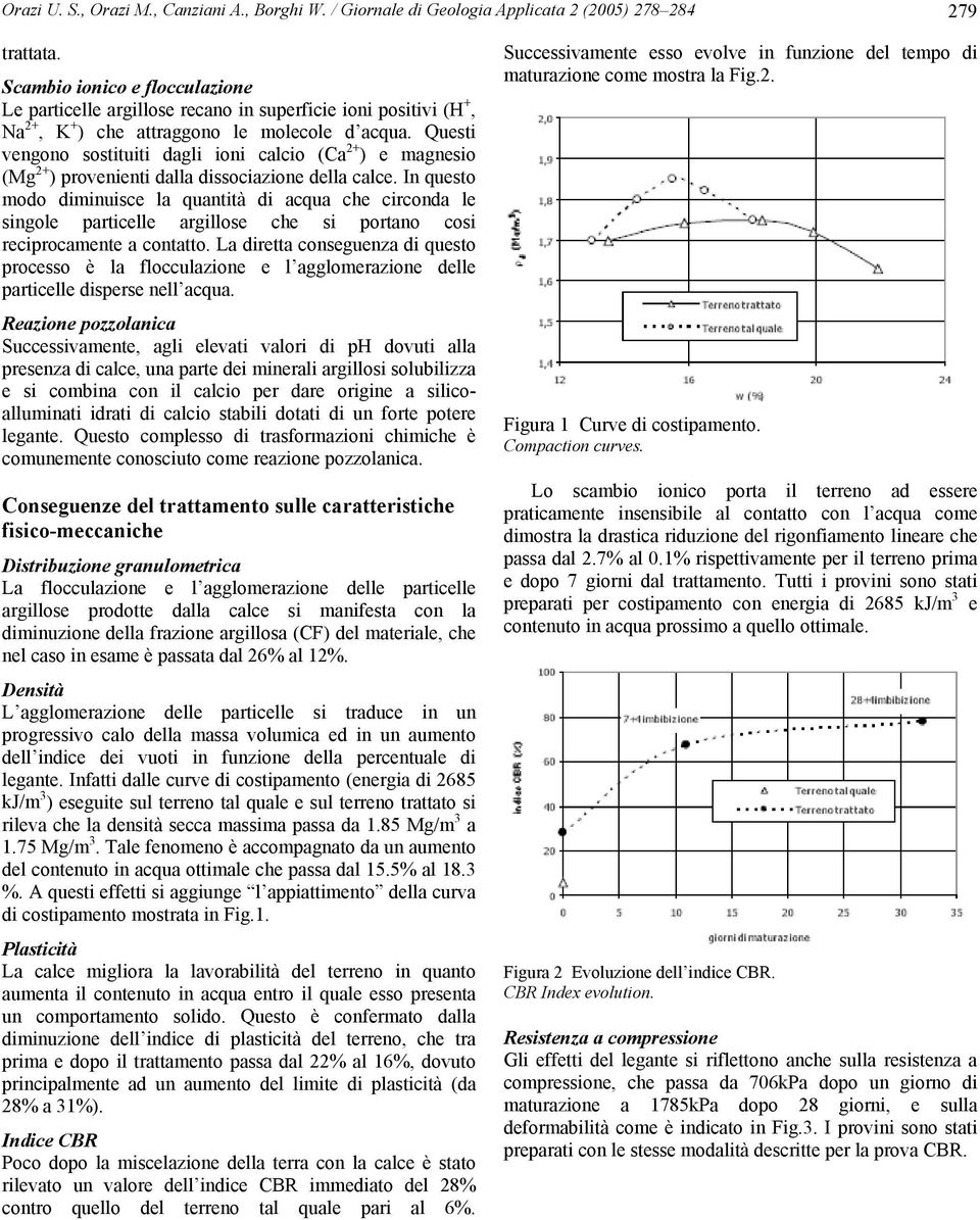 Questi vengono sostituiti dagli ioni calcio (Ca 2+ ) e magnesio (Mg 2+ ) provenienti dalla dissociazione della calce.