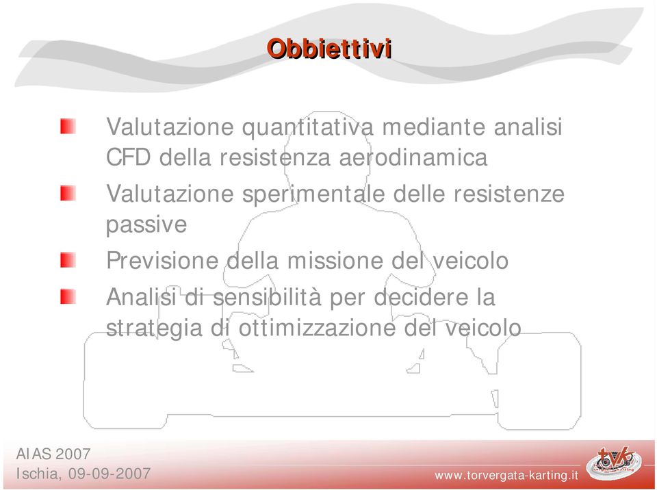 resistenze passive Previsione della missione del veicolo