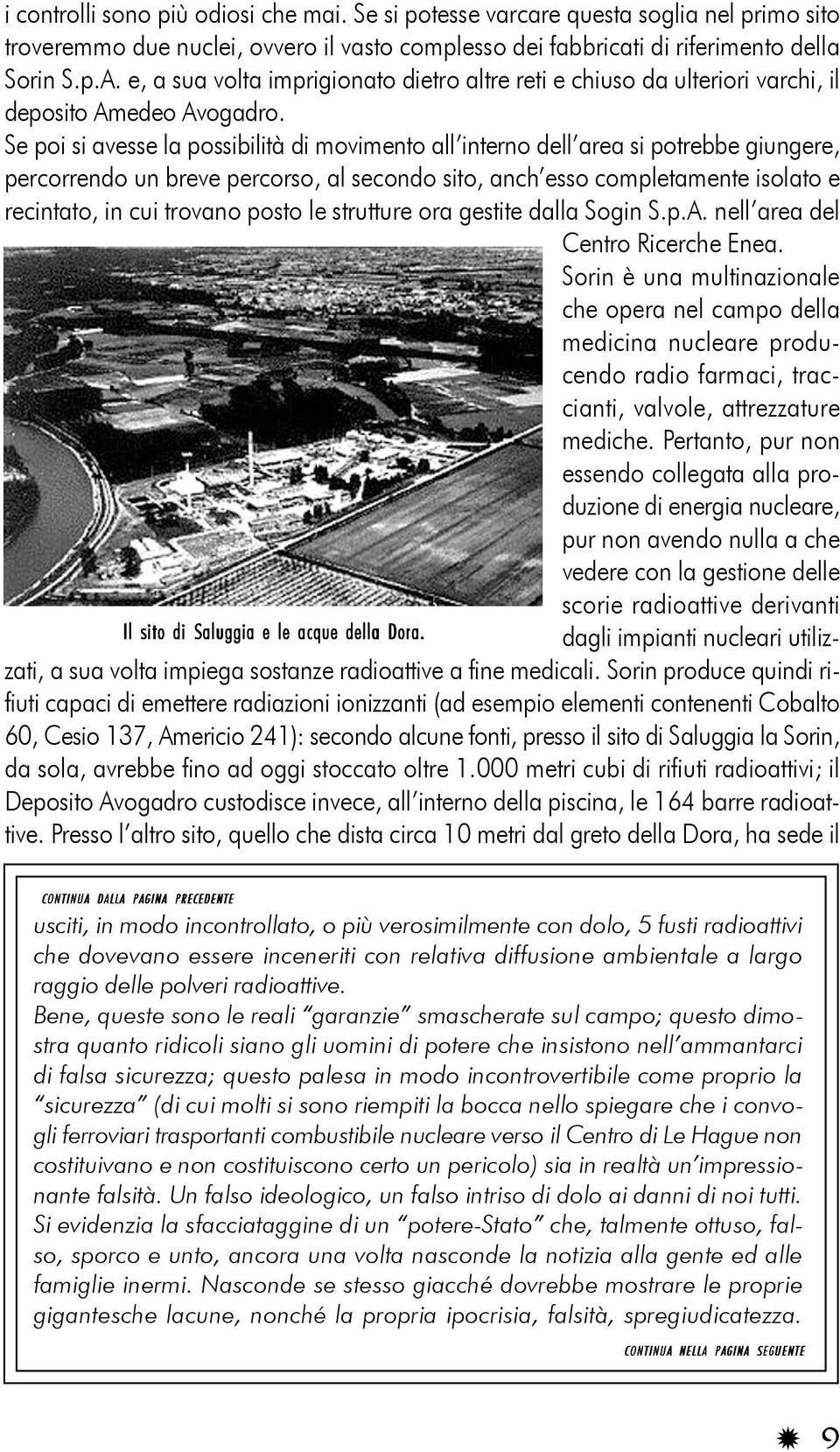 Se poi si avesse la possibilità di movimento all interno dell area si potrebbe giungere, percorrendo un breve percorso, al secondo sito, anch esso completamente isolato e recintato, in cui trovano