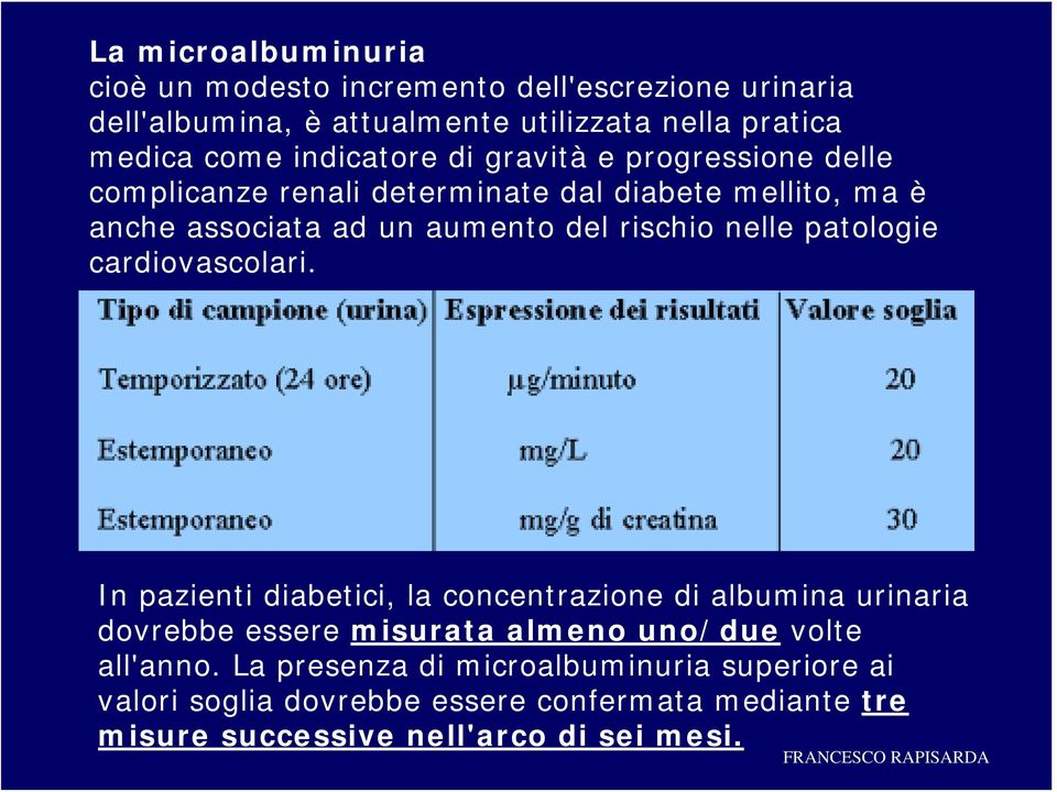 nelle patologie cardiovascolari.