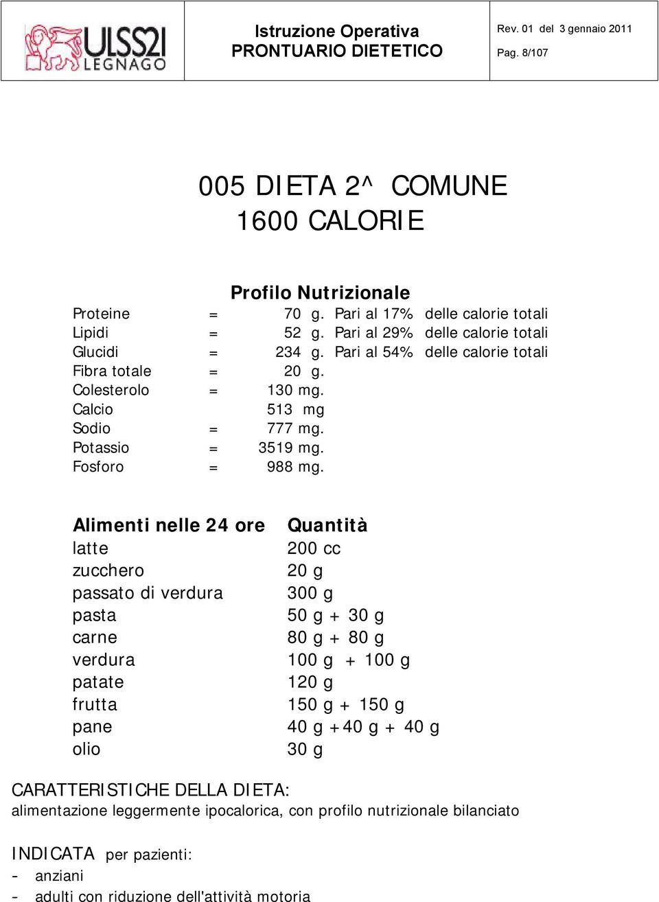 Calcio 513 mg Sodio = 777 mg. Potassio = 3519 mg. Fosforo = 988 mg.