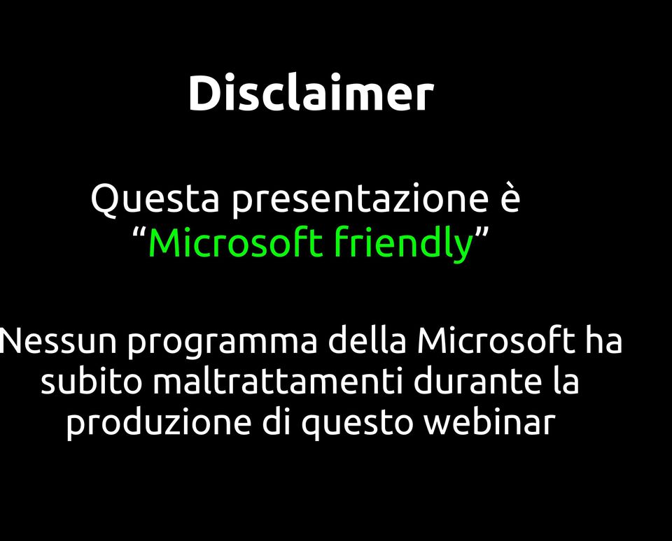 della Microsoft ha subito