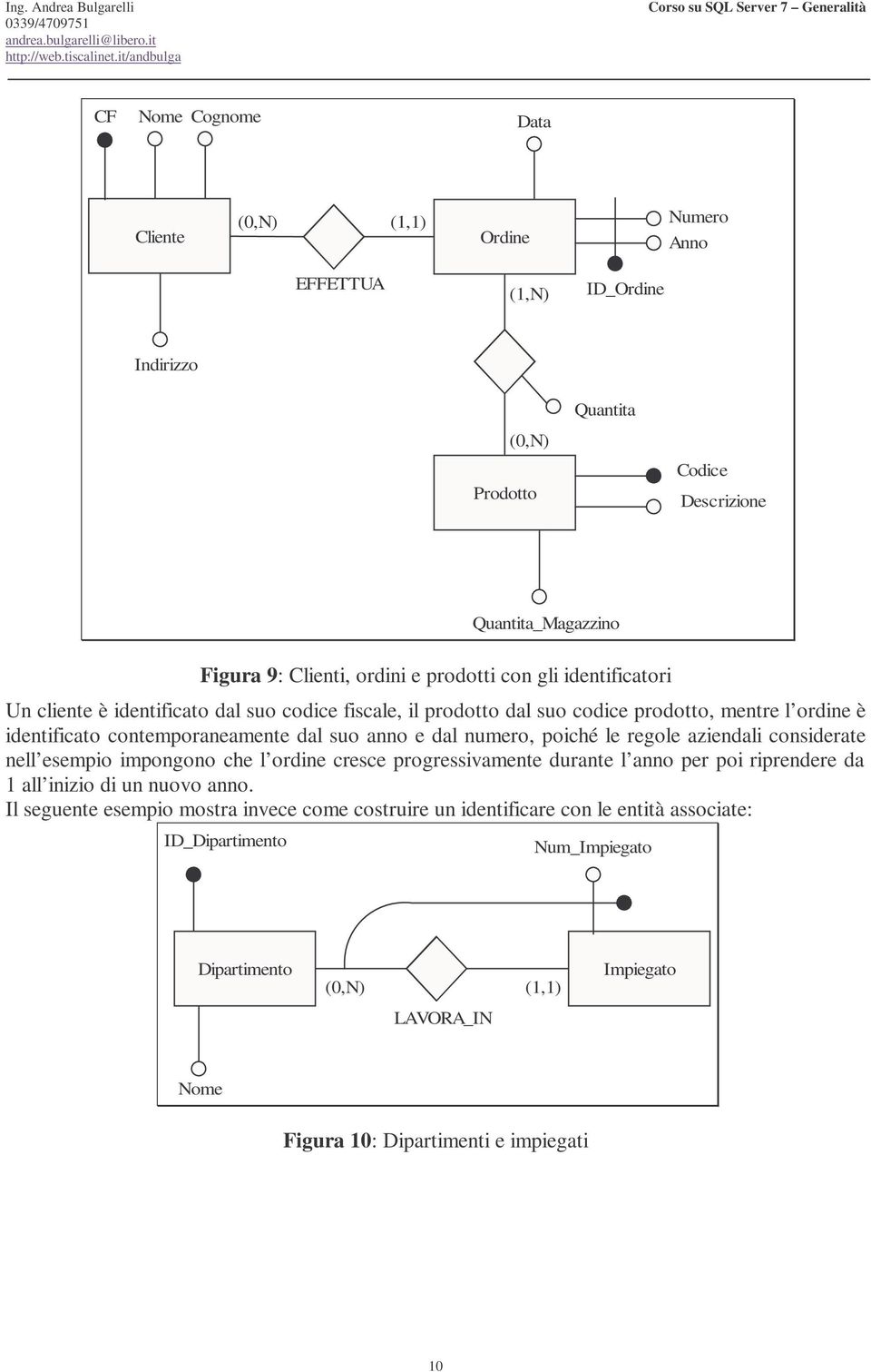 numero, poiché le regole aziendali considerate nell esempio impongono che l ordine cresce progressivamente durante l anno per poi riprendere da 1 all inizio di un nuovo anno.