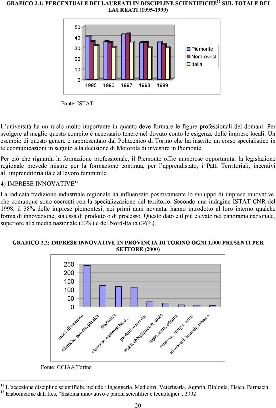 ruolo molto importante in quanto deve formare le figure professionali del domani. Per svolgere al meglio questo compito è necessario tenere nel dovuto conto le esigenze delle imprese locali.