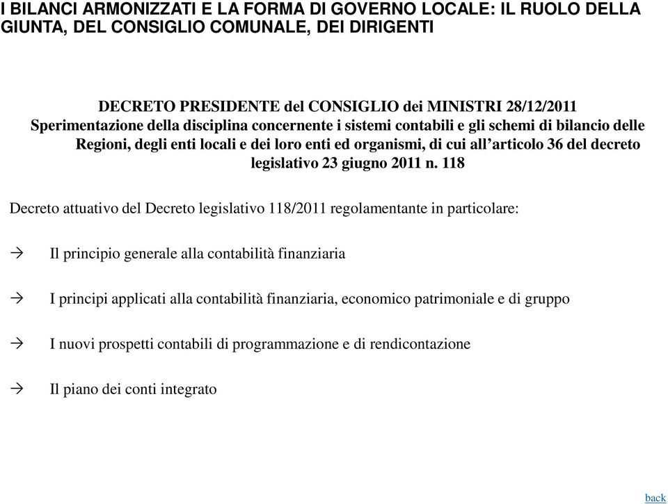 del decreto legislativo 23 giugno 2011 n.