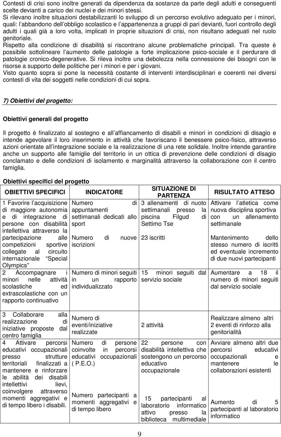 controllo degli adulti i quali già a loro volta, implicati in proprie situazioni di crisi, non risultano adeguati nel ruolo genitoriale.