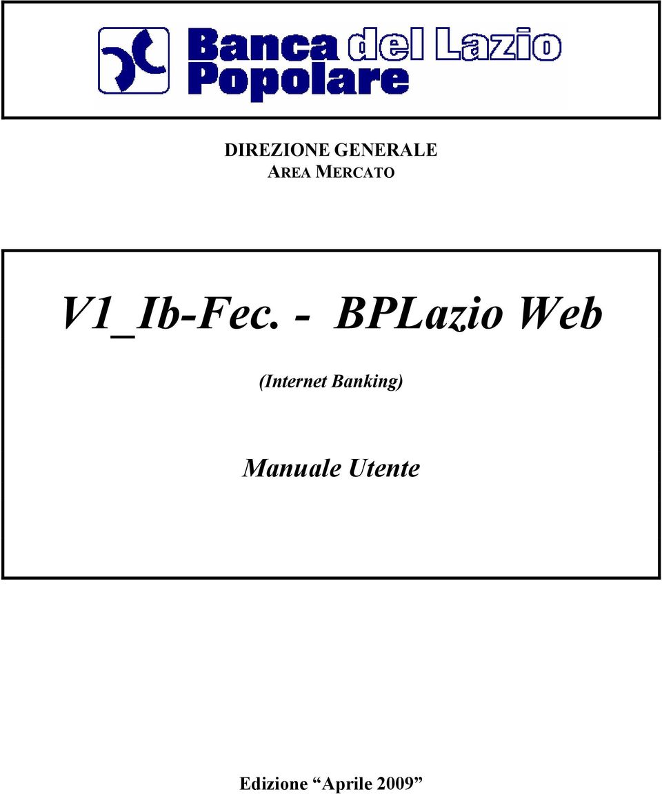 - BPLazio Web (Internet
