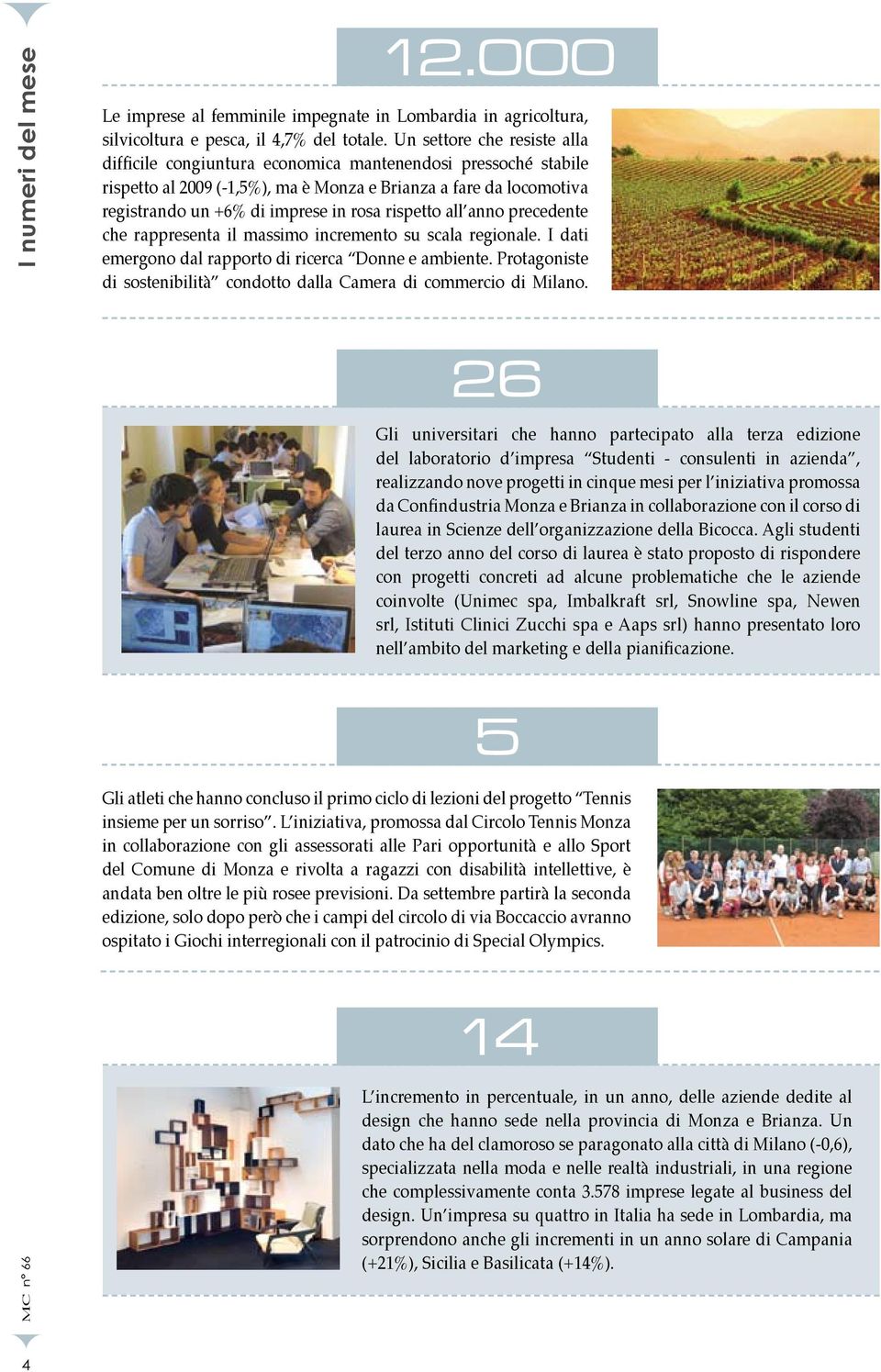 rispetto all anno precedente che rappresenta il massimo incremento su scala regionale. I dati emergono dal rapporto di ricerca Donne e ambiente.