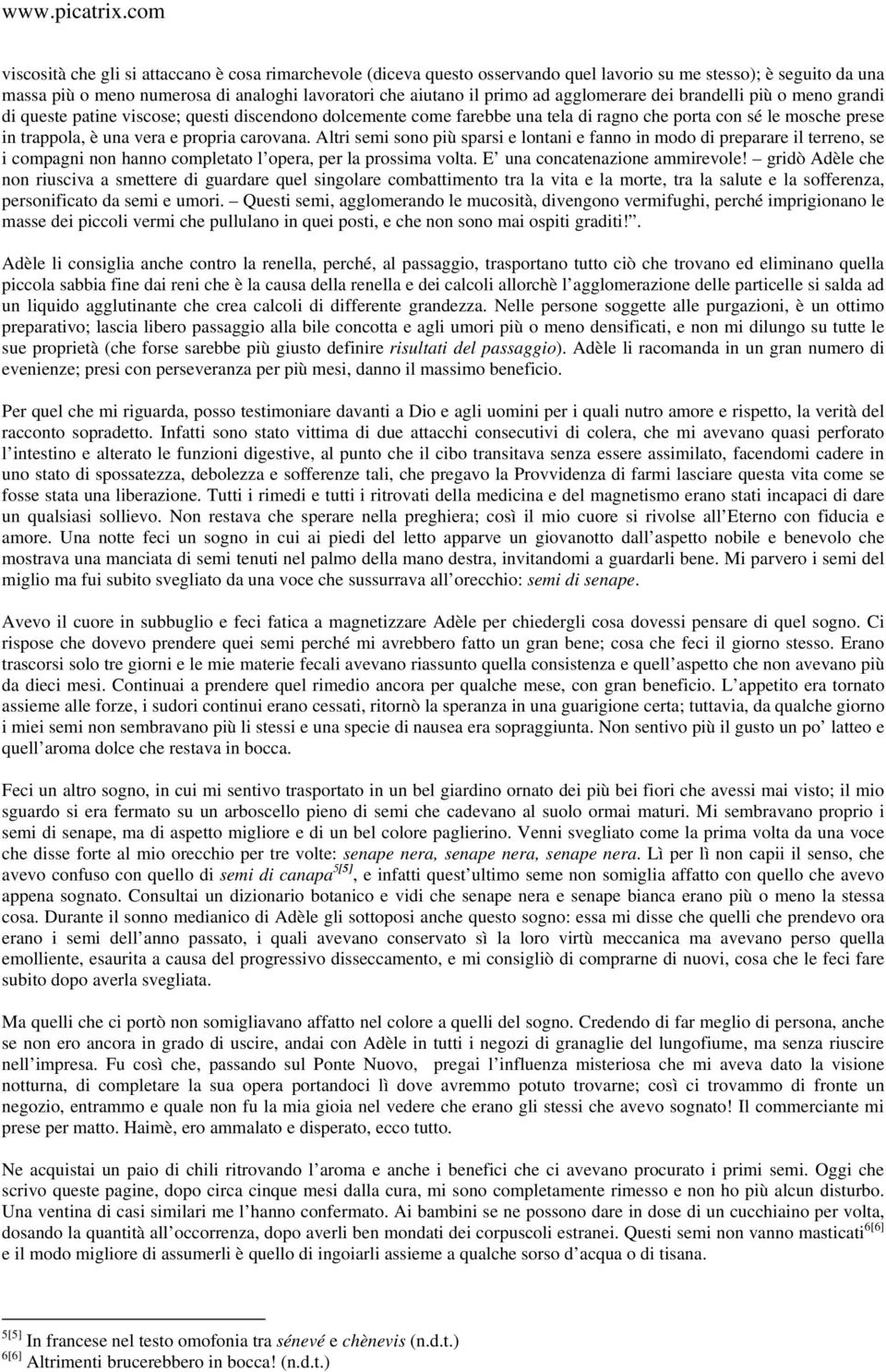 carovana. Altri semi sono più sparsi e lontani e fanno in modo di preparare il terreno, se i compagni non hanno completato l opera, per la prossima volta. E una concatenazione ammirevole!