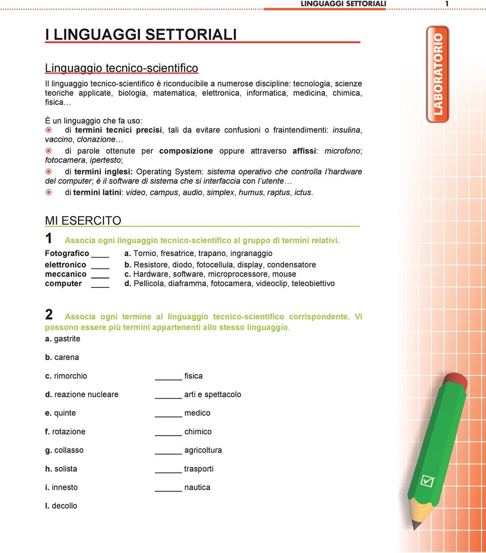 tcnologia, scinz La Rosa rosa dll orto illo horto La rosa dll orto torich applicat, biologia, matmatica, lttronica, informatica, mdicina, chimica, fisica È un linguaggio ch fa uso: issimi, nlla