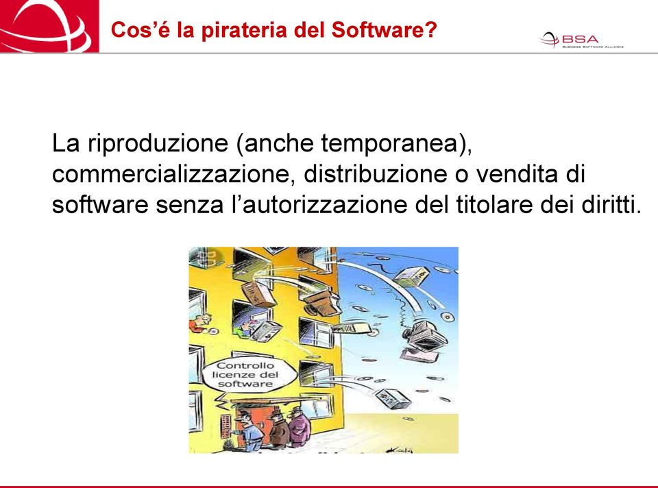 commercializzazione, distribuzione o