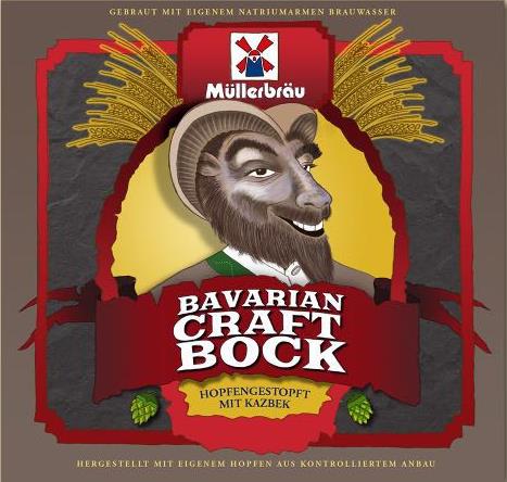 MULLERBRAU BAVARIAN CRAFT BOCK 1516 Bock Germania GRADO ALCOLICO: 7.