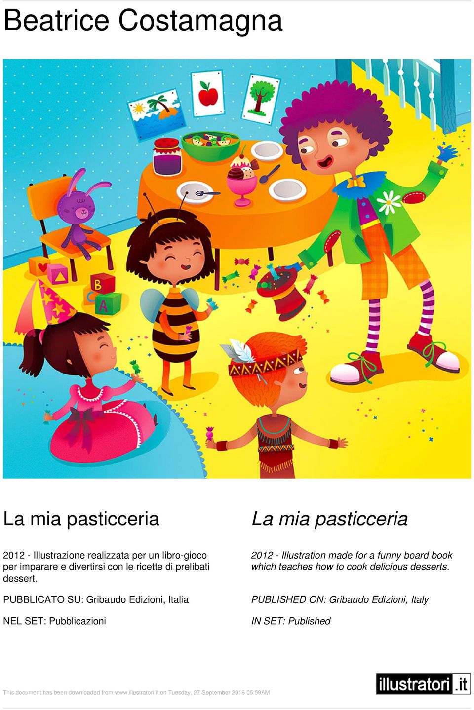 PUBBLICATO SU: Gribaudo Edizioni, Italia 2012 - Illustration made for a funny