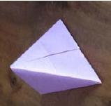 Tetraedro 3 Dalla busta 11 x 22 al tetraedro In questo