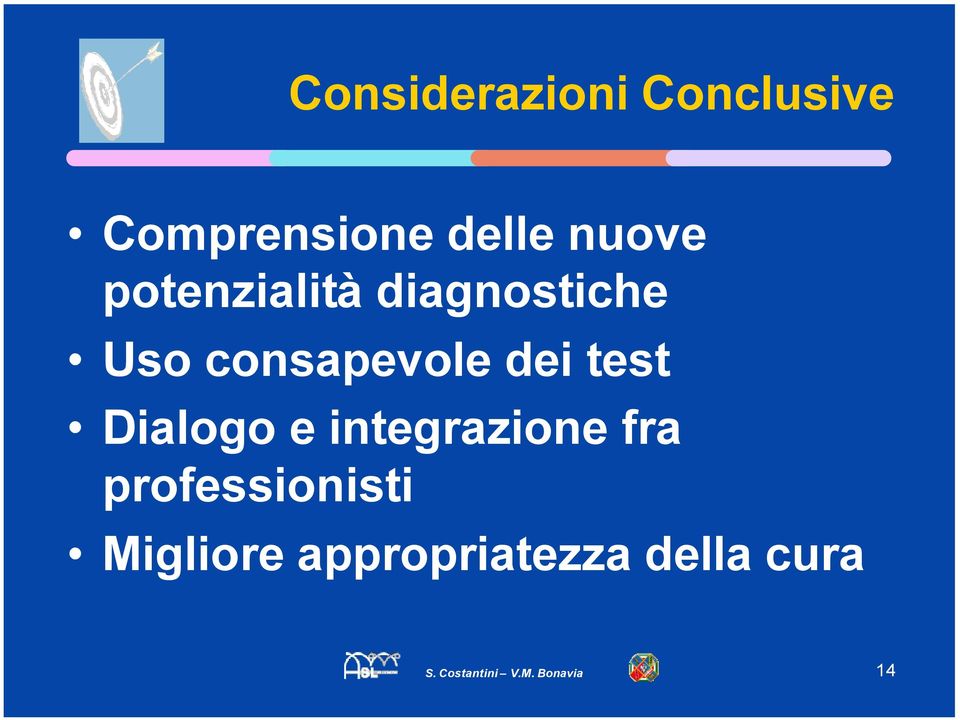 consapevole dei test Dialogo e integrazione