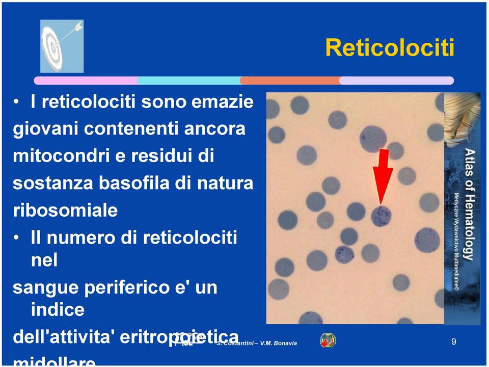 basofila di natura ribosomiale Il numero di reticolociti