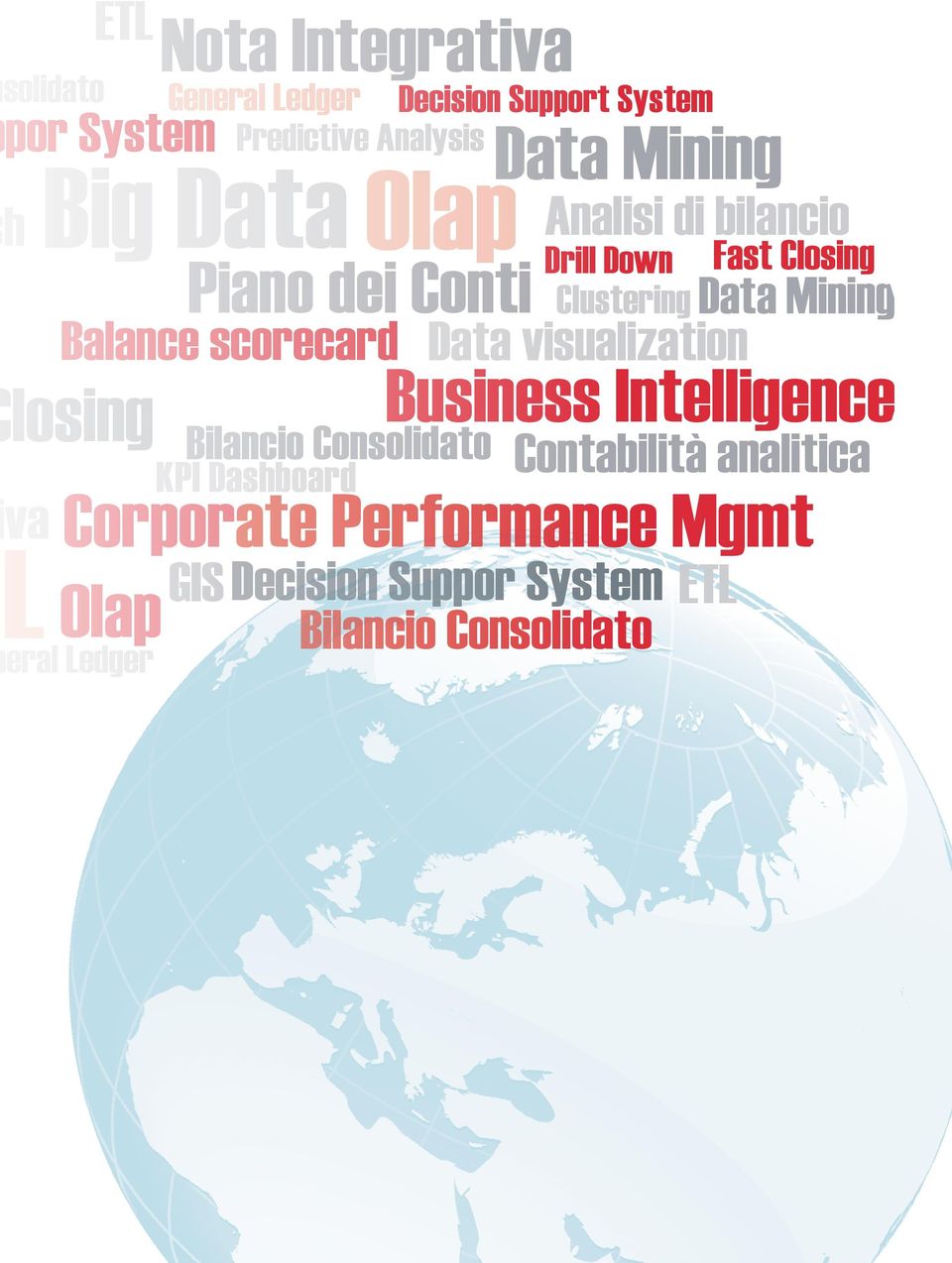 Analisi di bilancio Drill Down Clustering Data visualization GIS Decision Suppor System Bilancio Consolidato