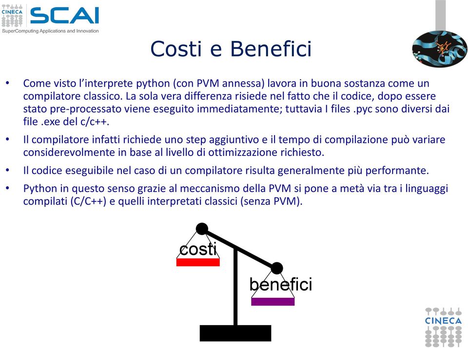 exe del c/c++. Il compilatore infatti richiede uno step aggiuntivo e il tempo di compilazione può variare considerevolmente in base al livello di ottimizzazione richiesto.