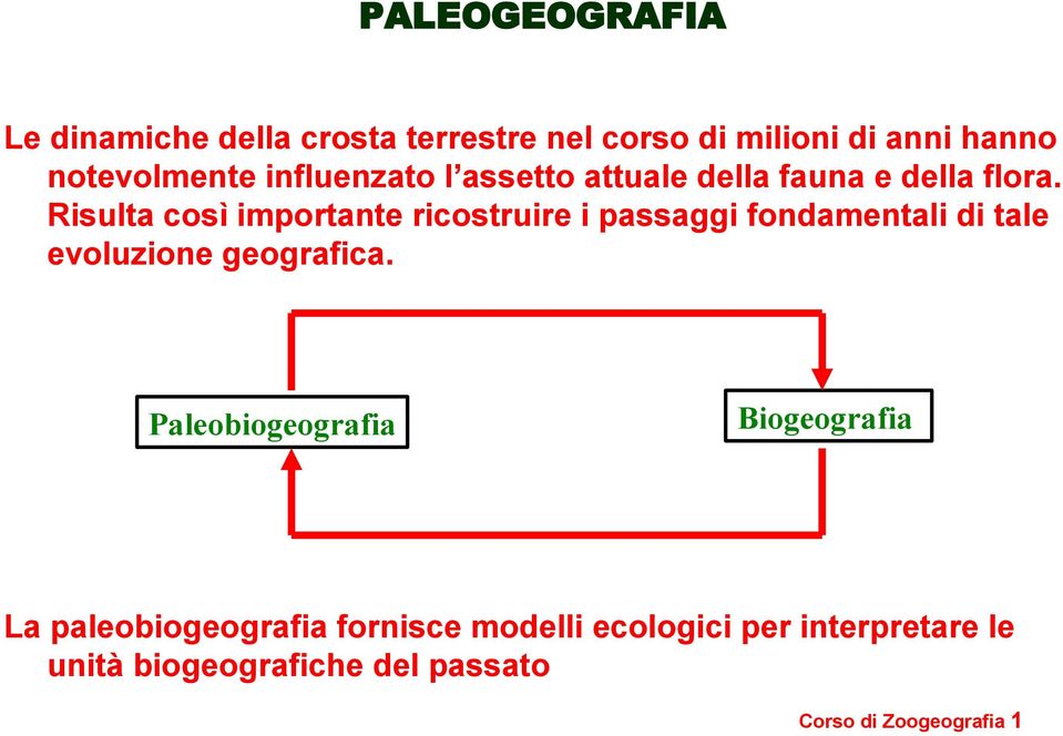 Risulta così importante ricostruire i passaggi fondamentali di tale evoluzione geografica.