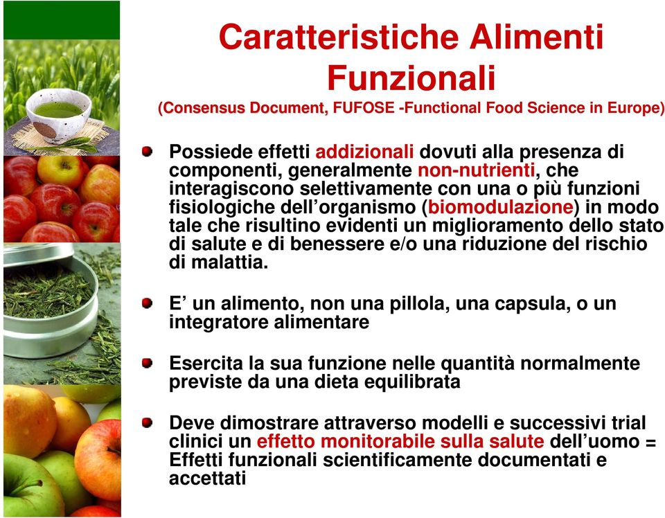 salute e di benessere e/o una riduzione del rischio di malattia.