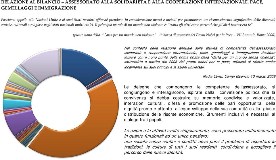 Il principio morale di un mondo non violento è: tratta gli altri come vorresti che gli altri trattassero te.