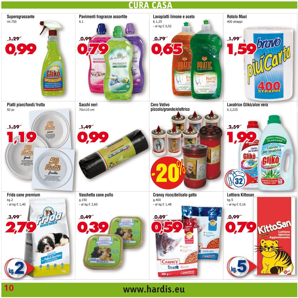 piccolo/grande/elettrico 1,59 Lavatrice Glikò/aloe vera lt.