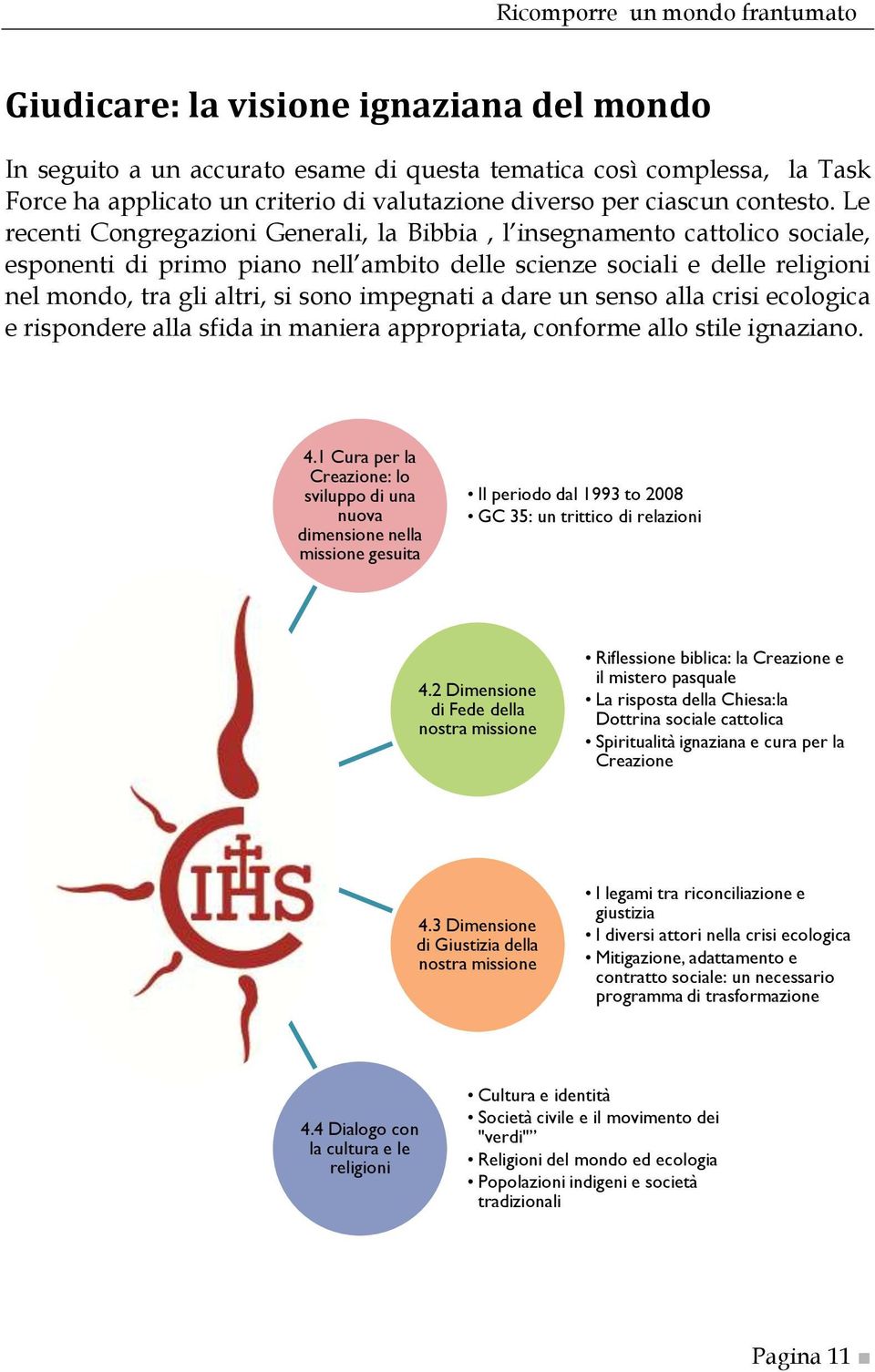 Le recenti Congregazioni Generali, la Bibbia, l insegnamento cattolico sociale, esponenti di primo piano nell ambito delle scienze sociali e delle religioni nel mondo, tra gli altri, si sono