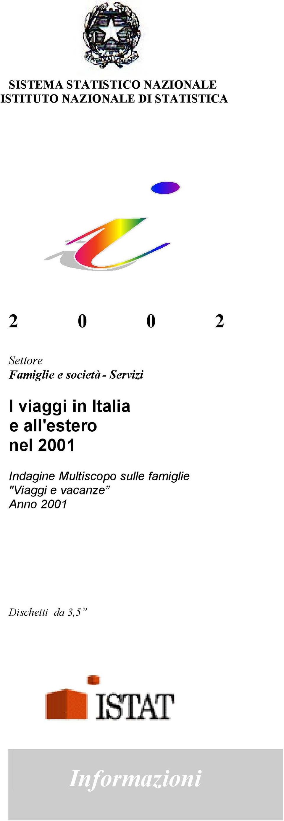 viaggi in Italia e all'estero nel 2001 Indagine Multiscopo