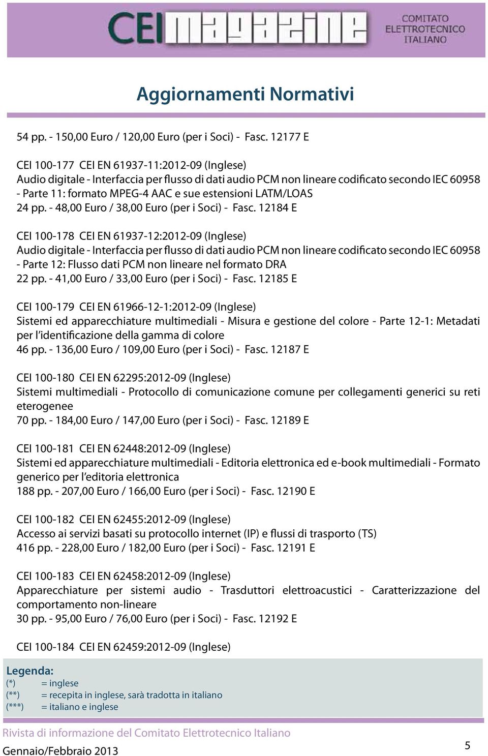 estensioni LATM/LOAS 24 pp. - 48,00 Euro / 38,00 Euro (per i Soci) - Fasc.
