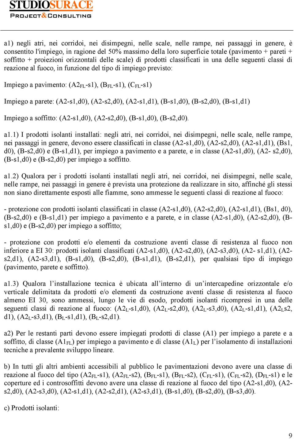 (B FL -s1), (C FL -s1) Impiego a parete: (A2-s1,d0), (A2-s2,d0), (A2-s1,d1), (B-s1,d0), (B-s2,d0), (B-s1,d1) Impiego a soffitto: (A2-s1,d0), (A2-s2,d0), (B-s1,d0), (B-s2,d0). a1.