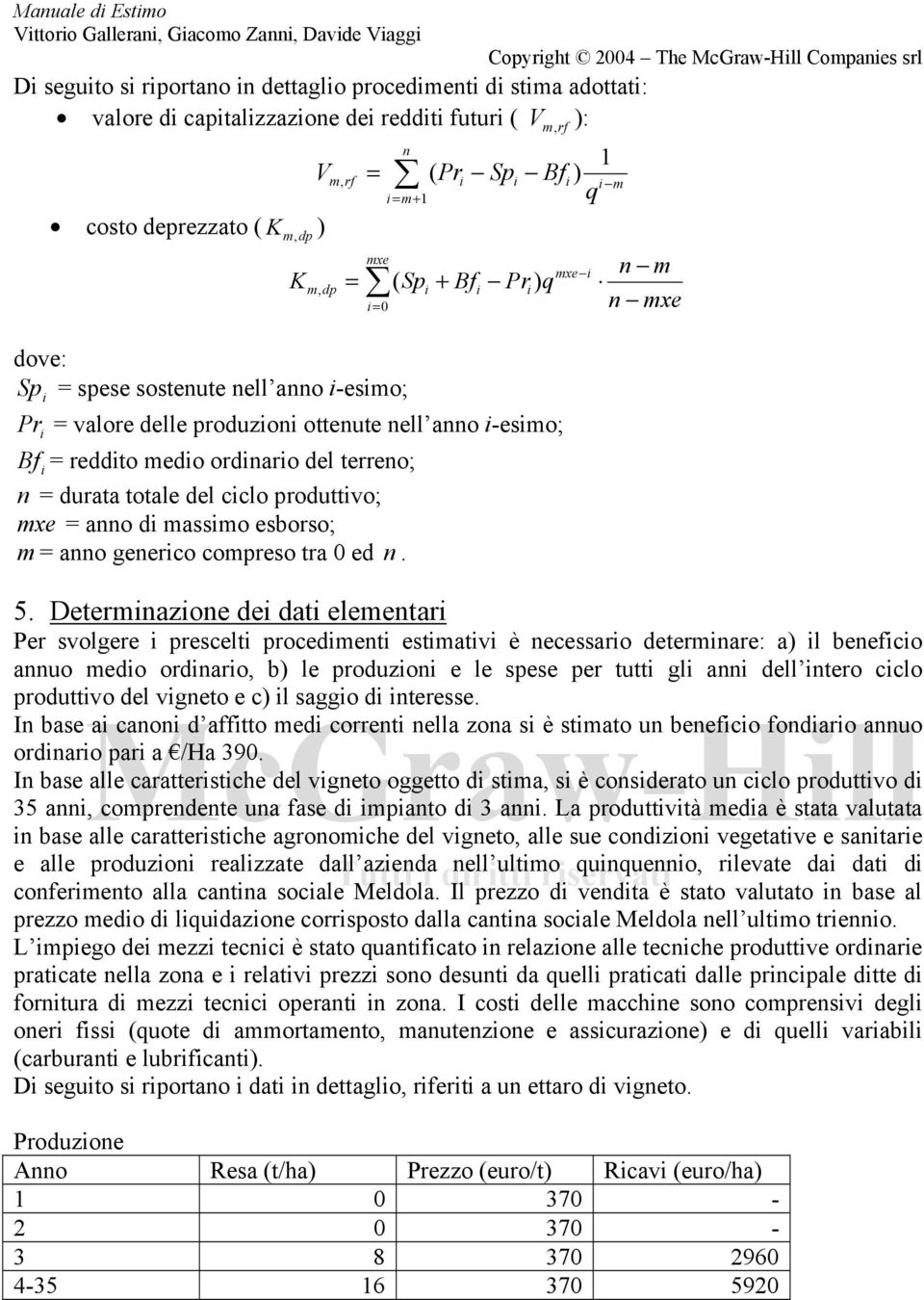 cclo produttvo; mxe anno d massmo esborso; m anno generco compreso tra 0 ed n. Bf) q q mxe m n m n mxe 5.