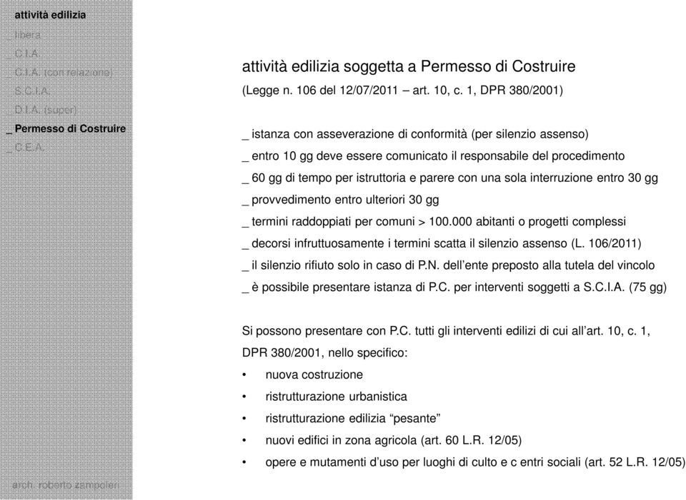 una sola interruzione entro 30 gg _ provvedimento entro ulteriori 30 gg _ termini raddoppiati per comuni > 100.