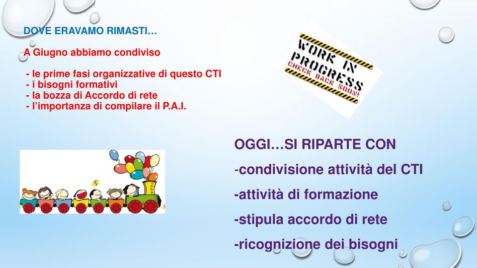 rete - l importanza di compilare il P.A.I.