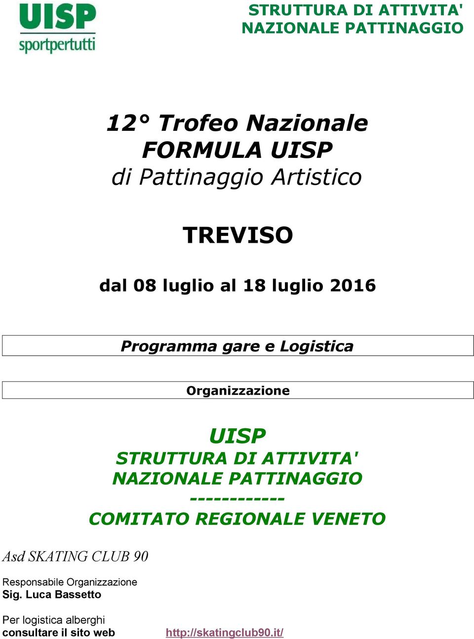 Responsabile Organizzazione Sig.