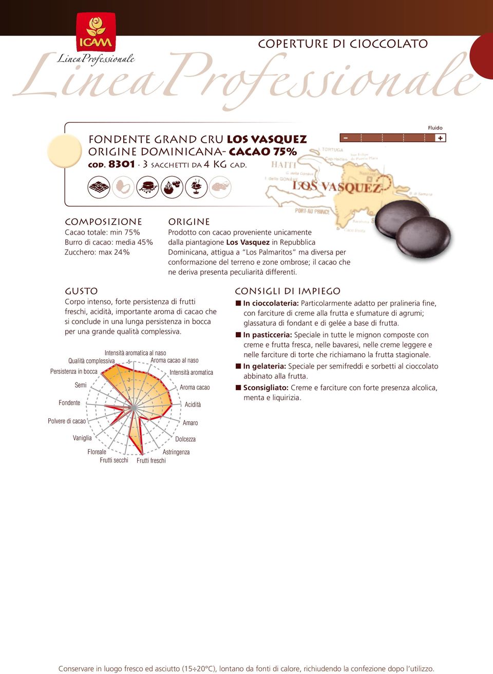 diversa per conformazione del terreno e zone ombrose; il cacao che ne deriva presenta peculiarità differenti.