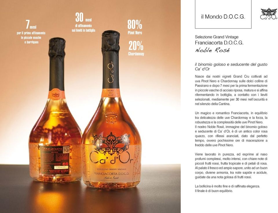 and Vintage Franciacorta D.O.C.G.