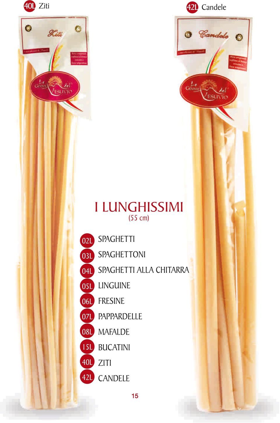 CHITARRA 05L LINGUINE 06L FRESINE 07L