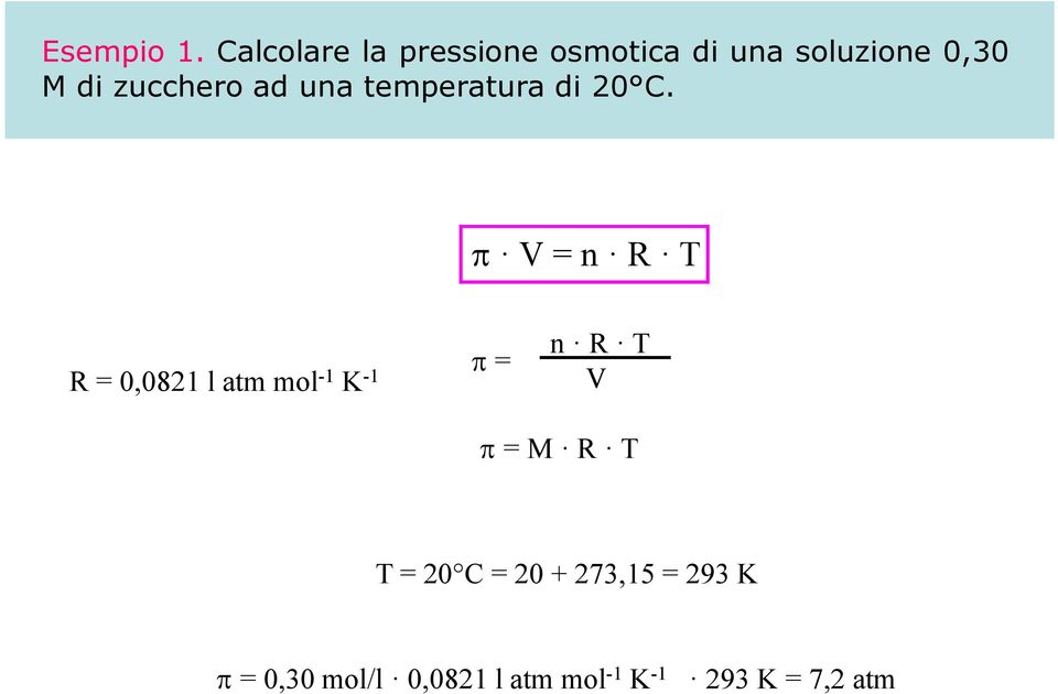 zucchero ad una temperatura di 20 C.